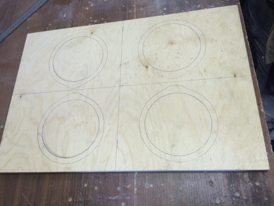 Изготовление проставочных колец для динамиков на Honda Civic 4D 2012 ...