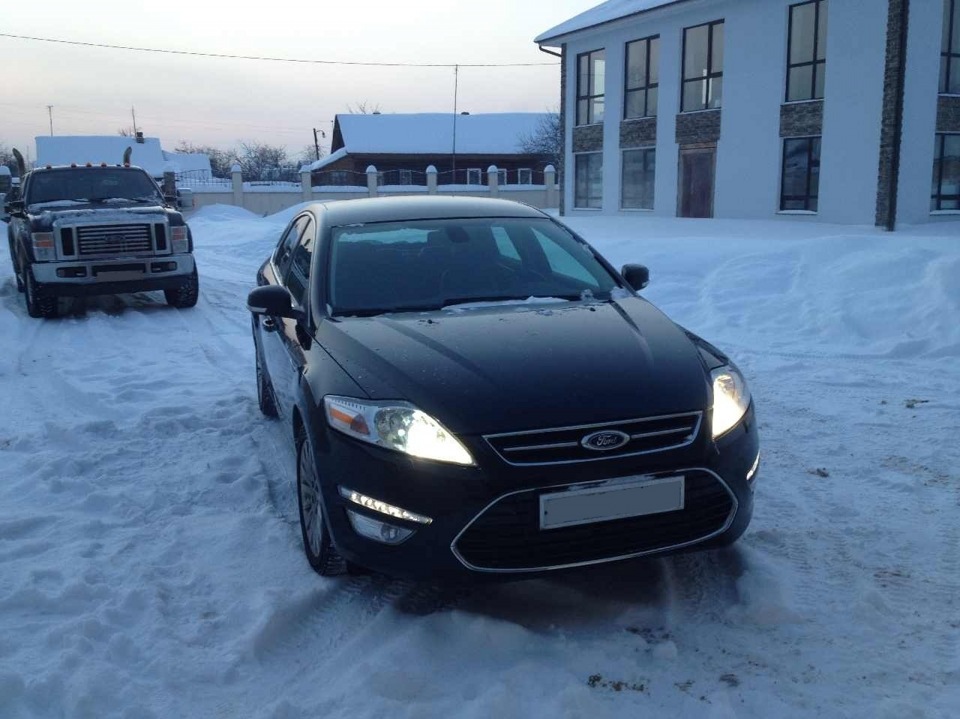 Папа и сын =) (фото) — Ford Mondeo IV, 2 л, 2011 года | фотография | DRIVE2