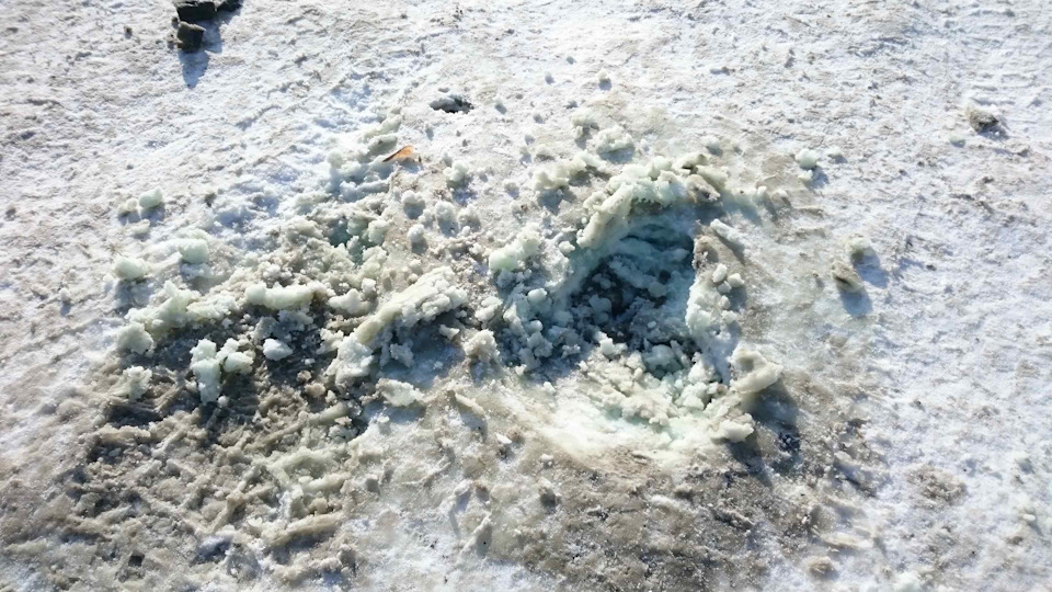 Зеленый снег также не рекомендуется к употреблению как и жёлтый :) — Volvo XC90 (2G)