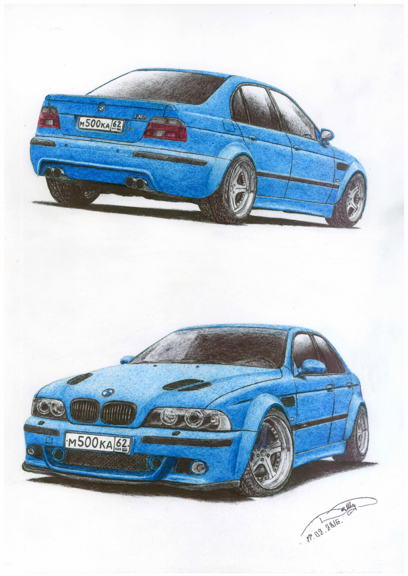 Рисунок bmw e39