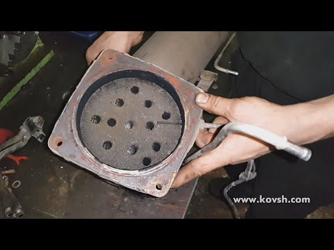 Как помыть катализатор на снятом двигателе