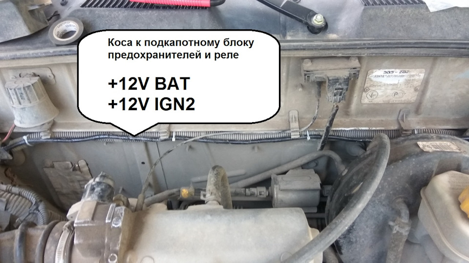 Масса двигателя ланос где находится