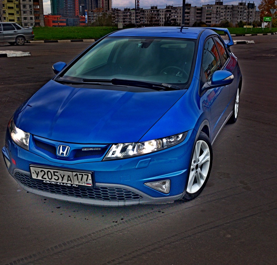 Белый зимний лук — Honda Civic 5D (8G), 1,8 л., 2007 года | колёсные ...