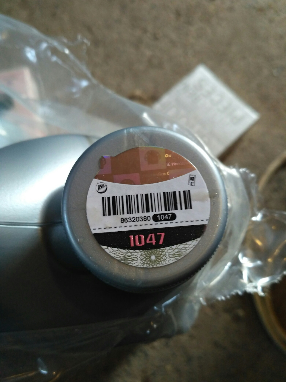 Замена масла (+ проверка на подлинность масла шелл) — Lada Ларгус, 2014 ...