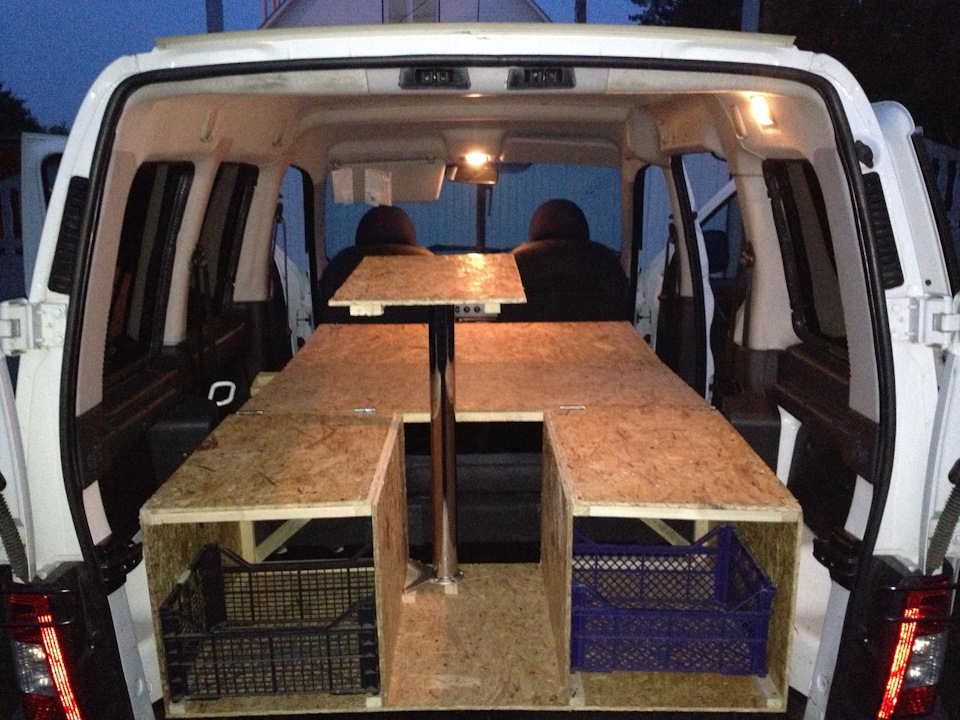 Кемпинг. Появление удобств. — Peugeot Partner, 1,4 л, 2010 года ...