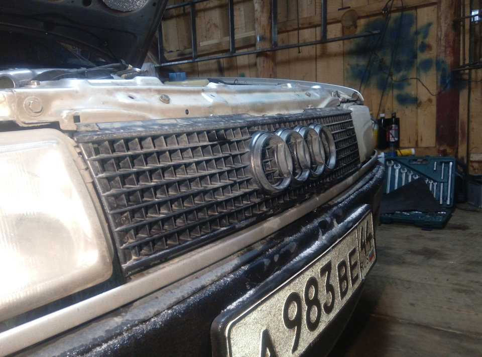 Решетка радиатора Ауди 90 — Audi 80 (B3), 1,8 л, 1988 года | стайлинг ...