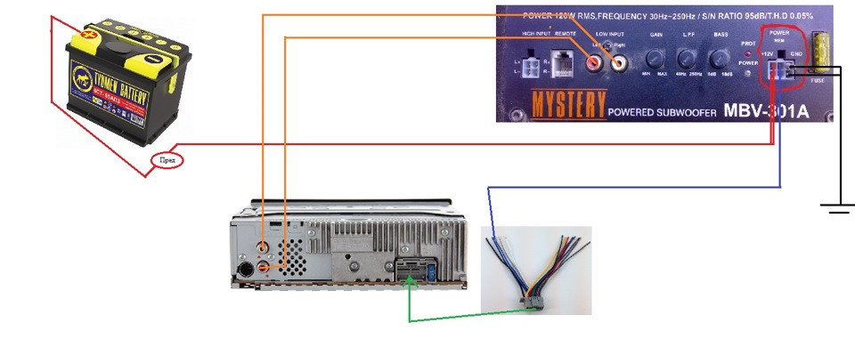 Mystery mbv 301a схема