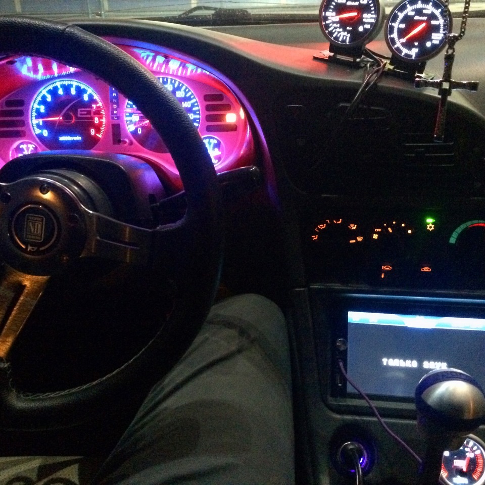 Китайские доп. приборы. — Mitsubishi Eclipse (2G), 2 л, 1999 года ...