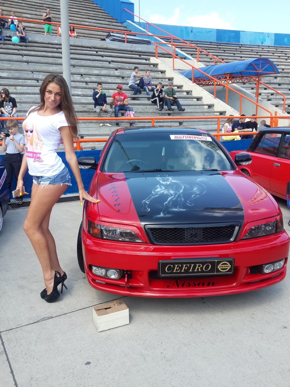 Мы на Best Tuning Fest 2015 г. Кемерово — Nissan Cefiro (A32), 3 л, 1996  года | встреча | DRIVE2