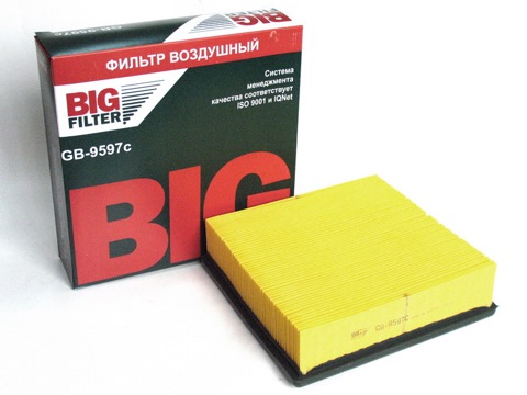 GB9597C Фильтр воздушный с сеткой GB-9597C BIG FILTER | Запчасти на DRIVE2