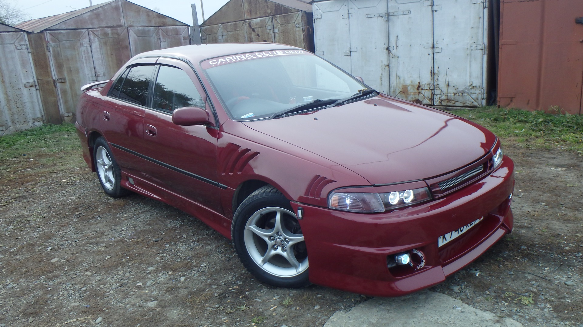 Toyota Carina улыбка обвесы