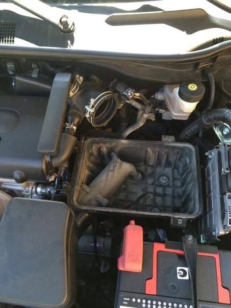 Чистка дросселя, самостоятельно ) — Toyota Camry (XV40), 2,4 л., 2011 ...