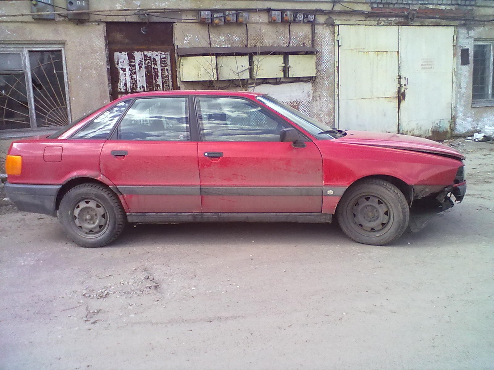 Геройский таран — Audi 80 (B3), 1,8 л, 1987 года | ДТП | DRIVE2