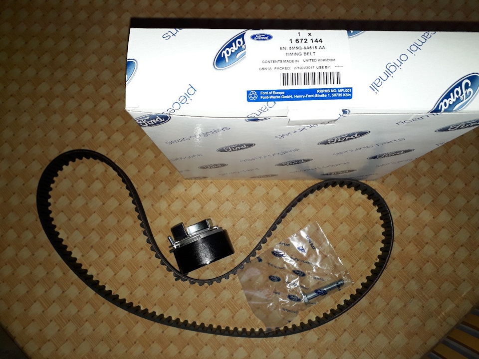 1672144 Комплект замены ремня ГРМ / 1.6 Zetec-S / EcoBoost 01 ~ Ford ...