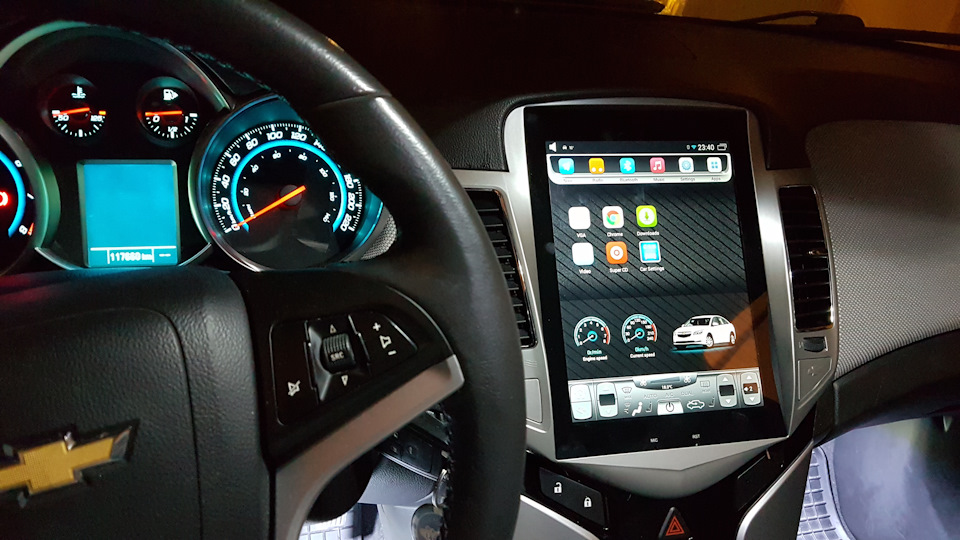 Радио на Круз в стиле Тэслы — DRIVE2