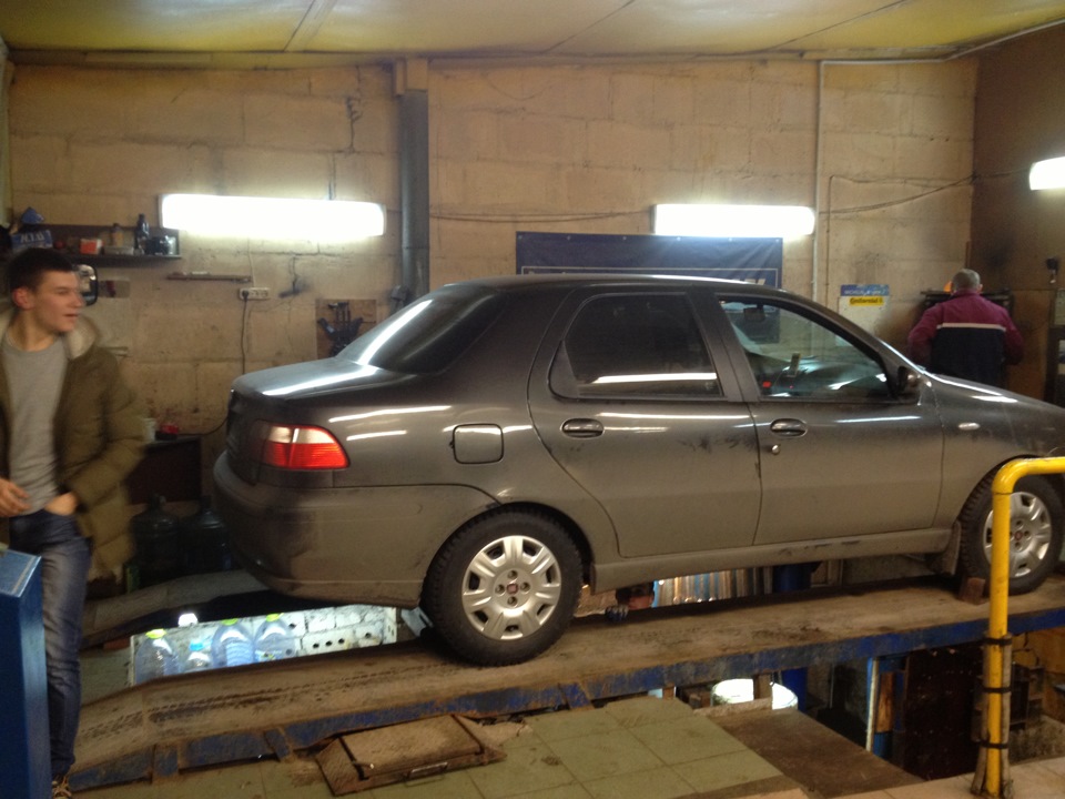 СХОД РАЗВАЛ 3D 1200Р и руль ровный и машину не клонит) — FIAT Albea, 1 ...