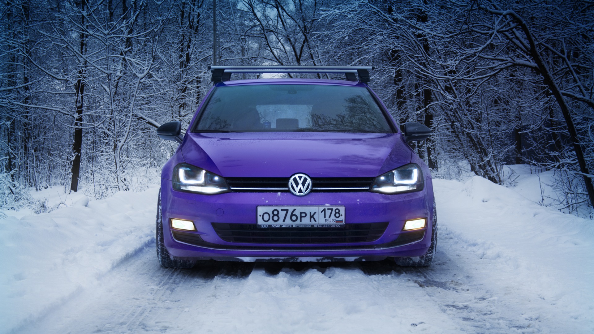 Volkswagen Golf зима