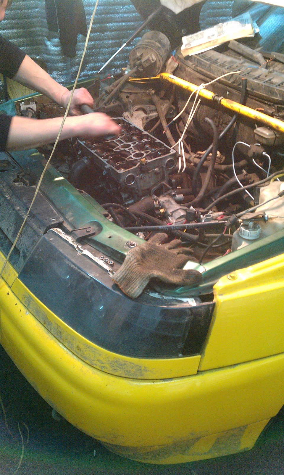 замена прокладки ГБЦ часть 4 финал))))) — Lada 21120, 1,6 л, 2000 года ...