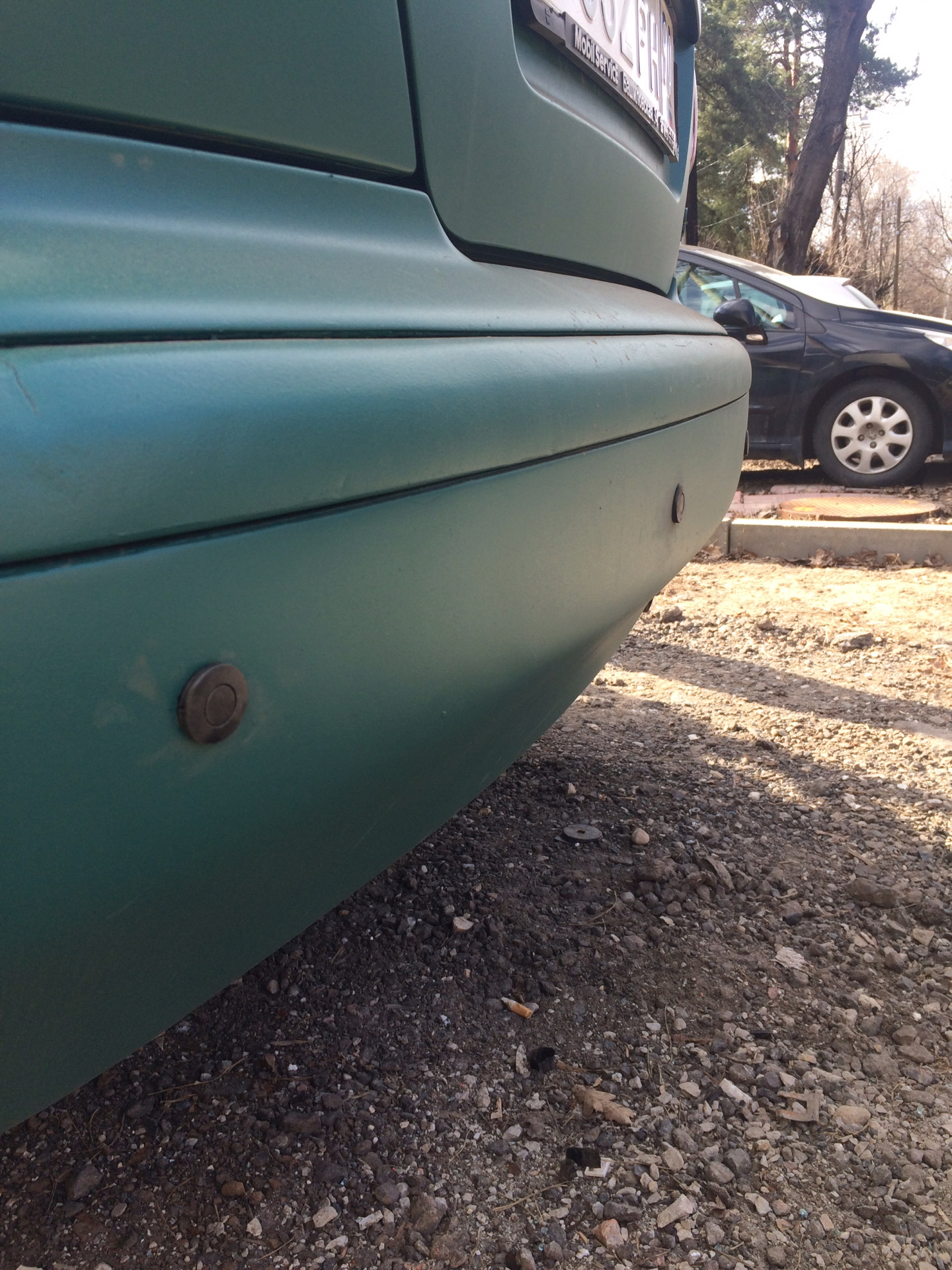 Парктроники или как бы заделать дырки в бампере — Volvo S40 (1G), 2 л ...