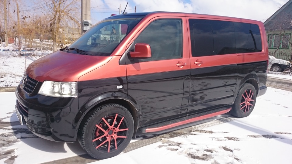 VW Transporter t5 брендирование