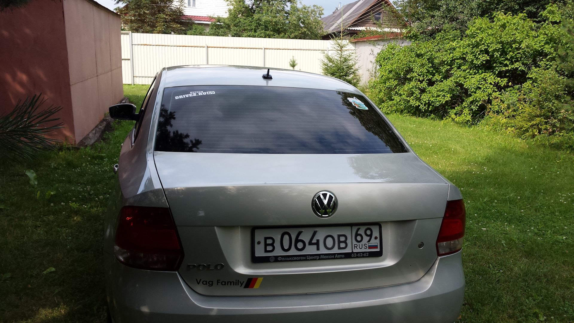 volkswagen polo тонировка