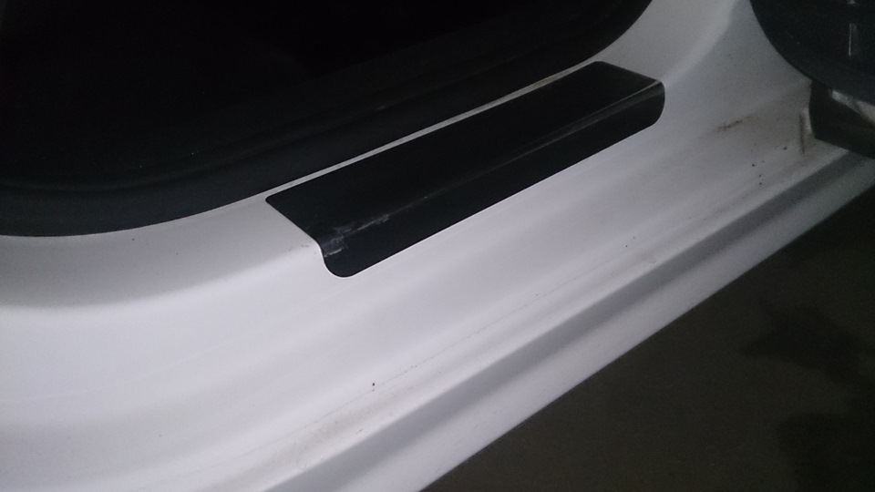 накладки на пороги — Volkswagen Jetta VI, 1,6 л, 2012 года | тюнинг ...