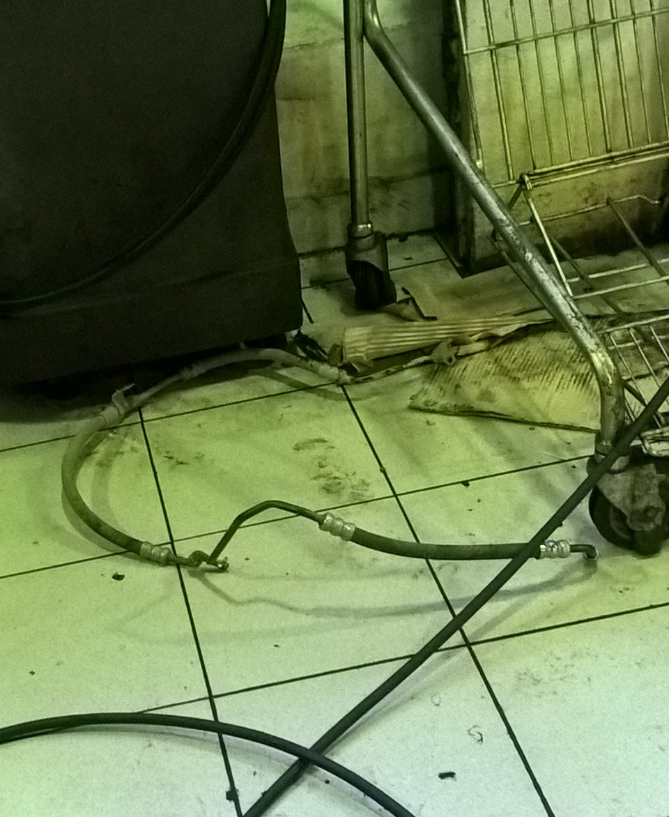 Замена шланга гидроусилителя руля по отзывной — Chevrolet Aveo Sedan ...