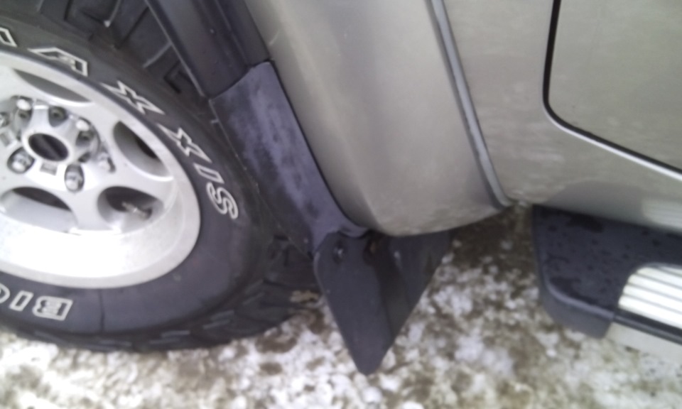 Внедорожные брызговики — Nissan Patrol GR II (Y61), 2,8 л, 1998 года ...