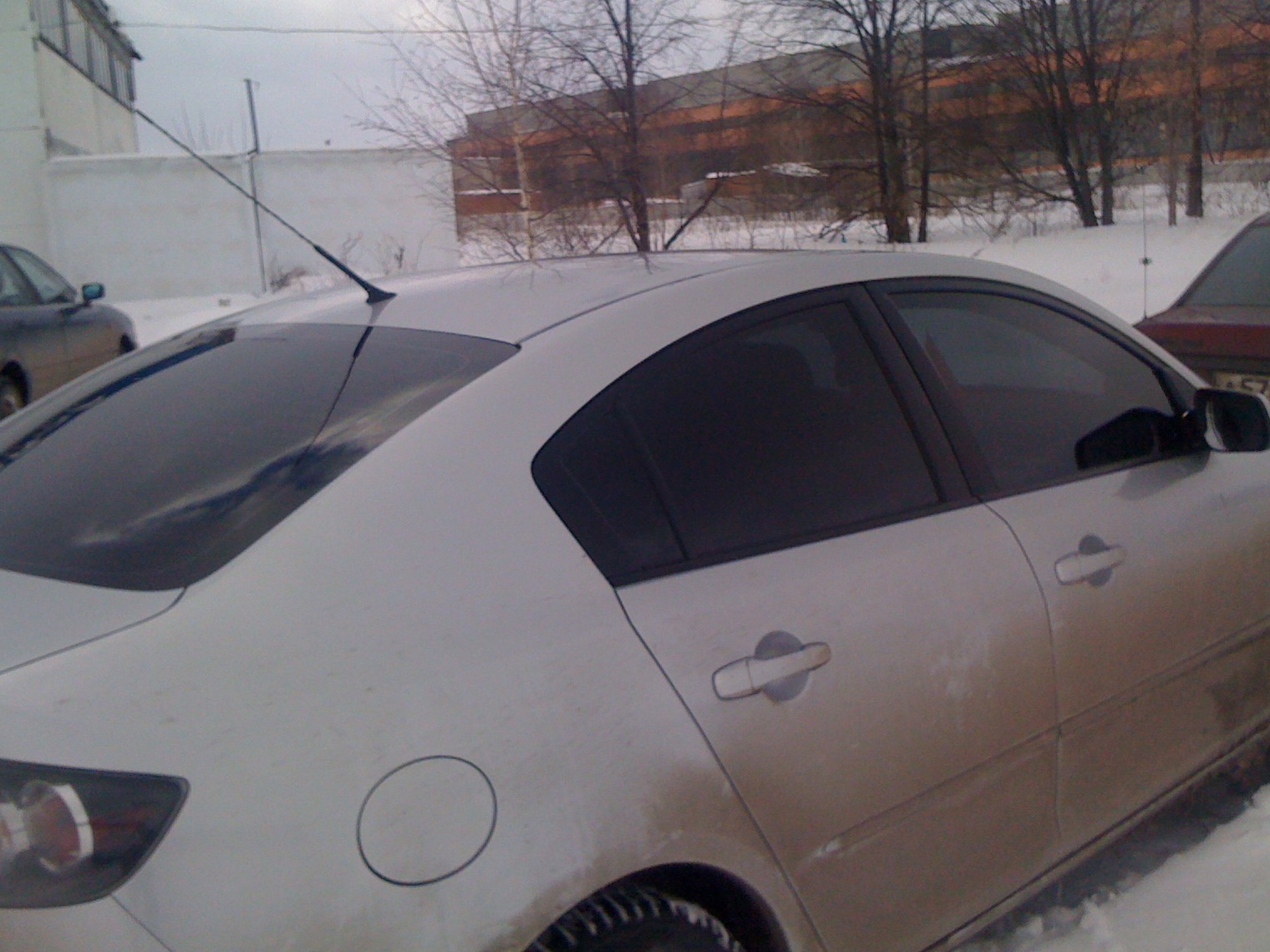 Тонировка Машины — Mazda 3 (1G) BK, 1,6 л, 2008 года | тюнинг | DRIVE2