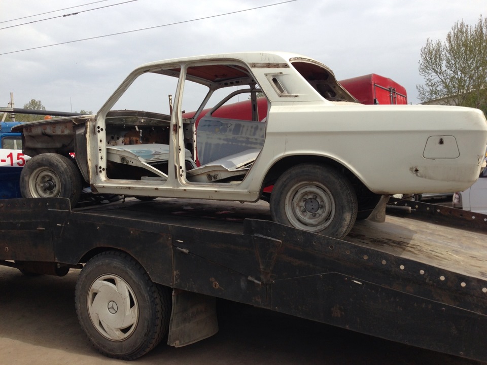 Едим на полную пескоструйную обработку — ГАЗ 2401, 2,4 л., 1980 года ...