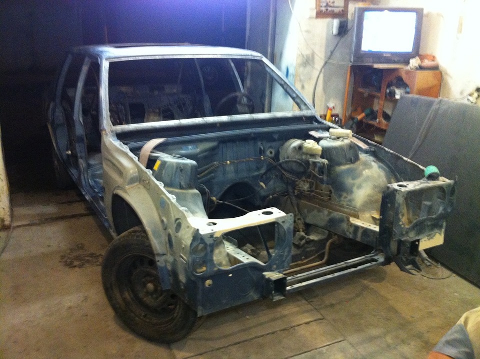 Работа над кузовом ч.4 Выравнивание кузова: — Volvo 760, 2,3 л, 1984 ...