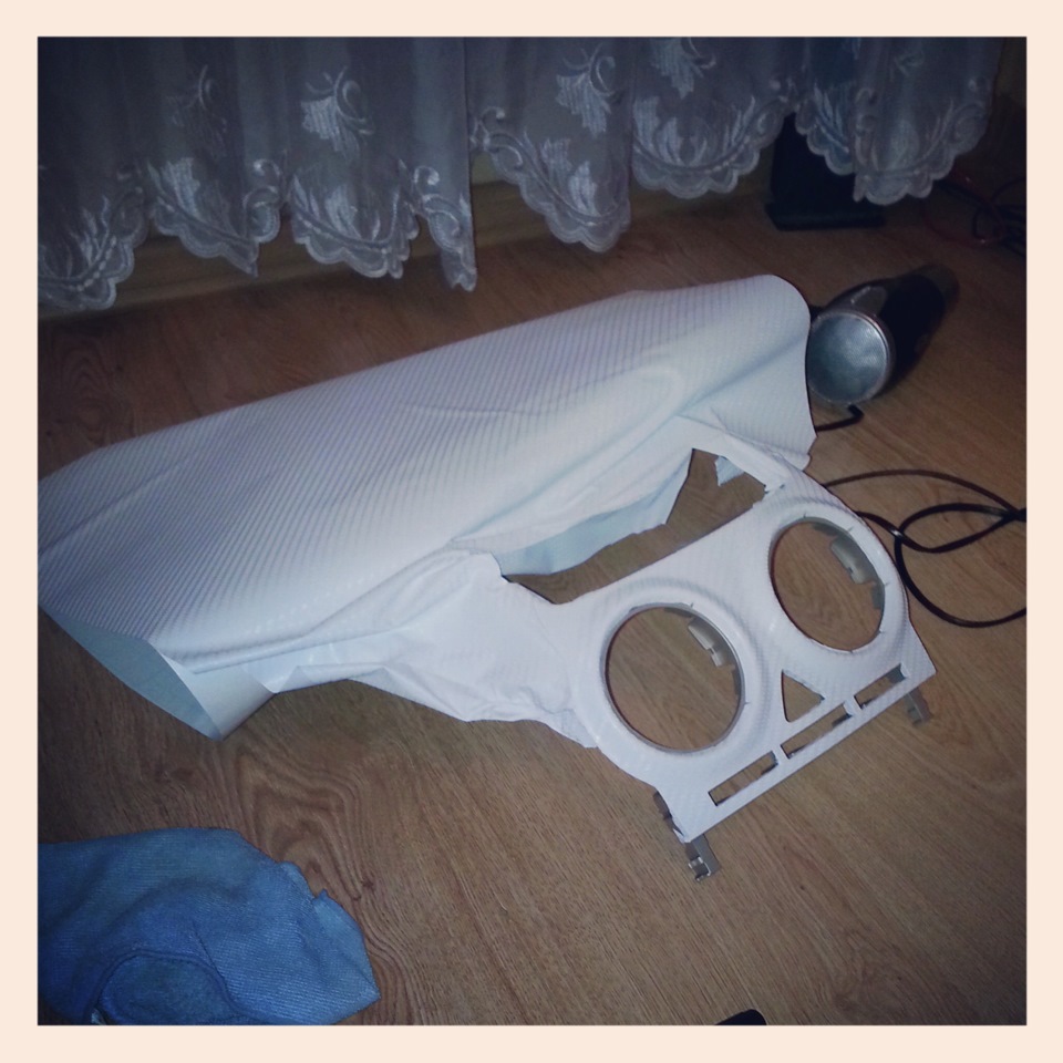 Обтяжка панели управления — Opel Corsa D, 1,4 л, 2007 года | стайлинг ...