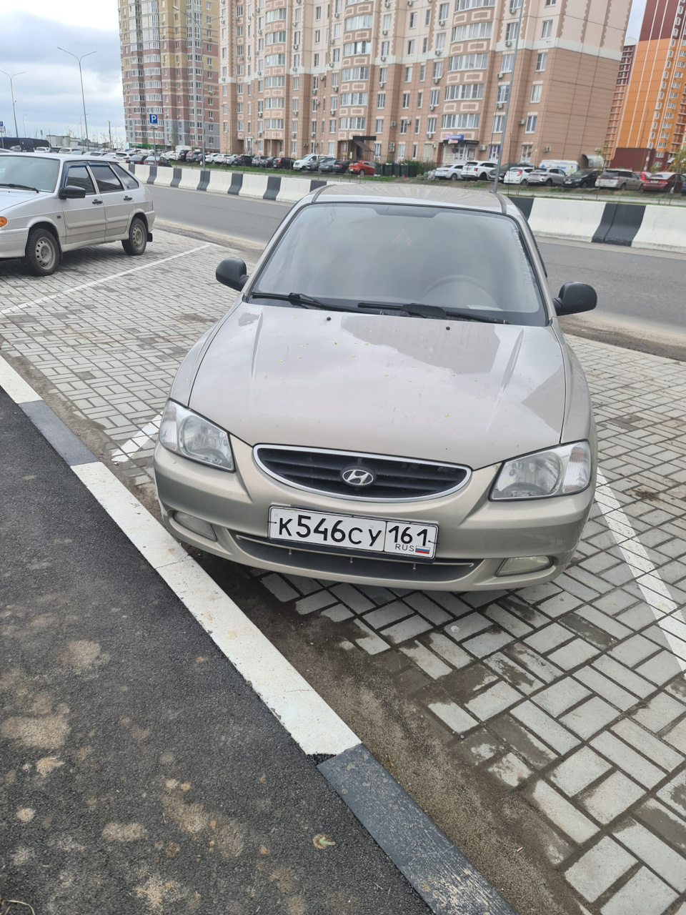 Передняя полусфера 50 процентов — Hyundai Accent (2G), 1,5 л, 2008 года |  просто так | DRIVE2