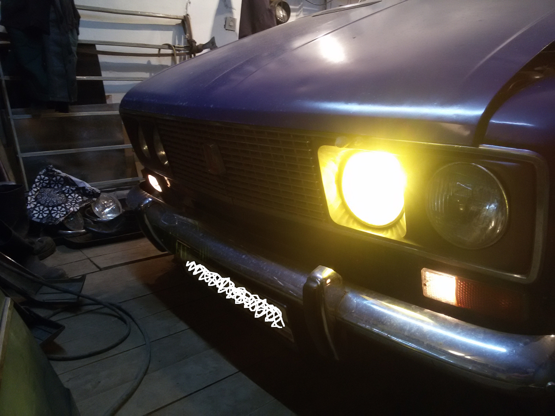 18 Подключение ПТФ — Lada 2106, 1,6 л, 1997 года | электроника | DRIVE2