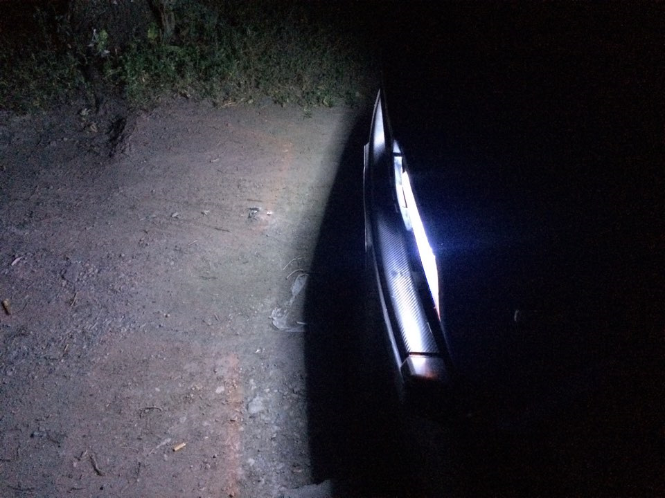 Ангельские глазки вместо ходовых огней. — Lada 21070, 1,6 л, 2005 года ...