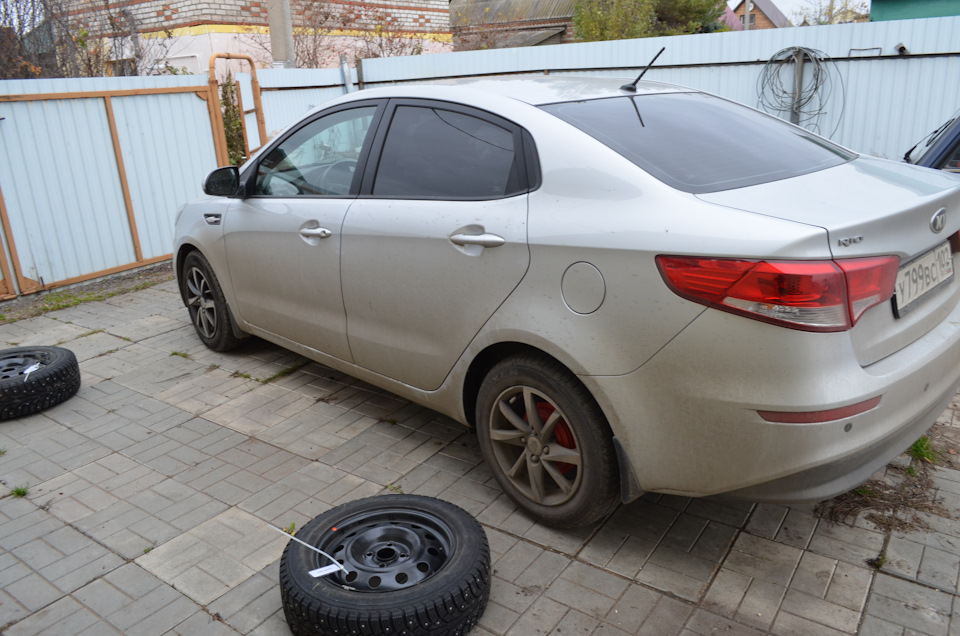 #26. от 23.10.17 Готовимся к зиме. — KIA Rio (3G), 1,4 л, 2016 года ...