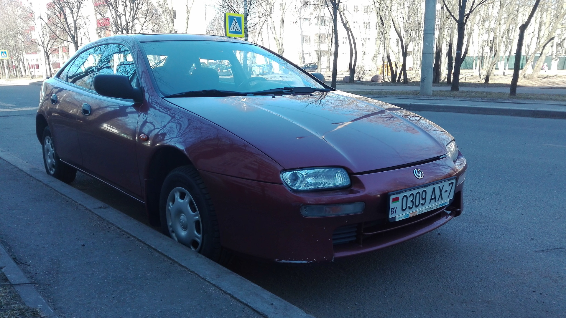 Mazda 323 V 1.5 бензиновый 1996 | Спелая вишня на DRIVE2