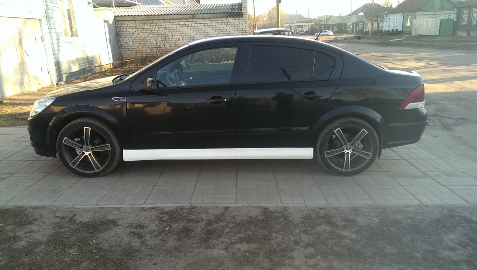 Пороги — Opel Astra H, 1,8 л, 2008 года | тюнинг | DRIVE2