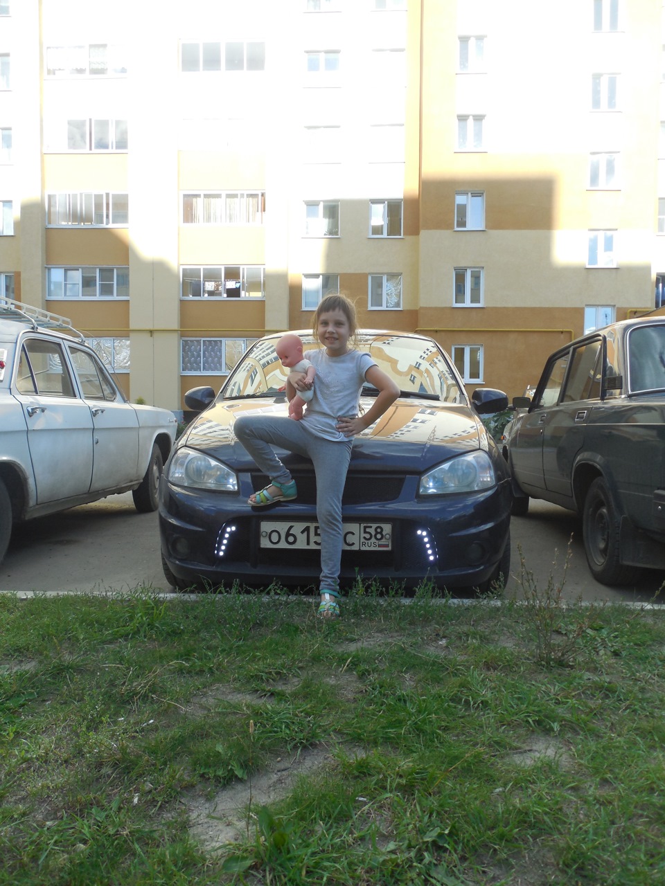 Установил ДХО! — Lada Калина Спорт (1G), 1,4 л, 2008 года | аксессуары ...