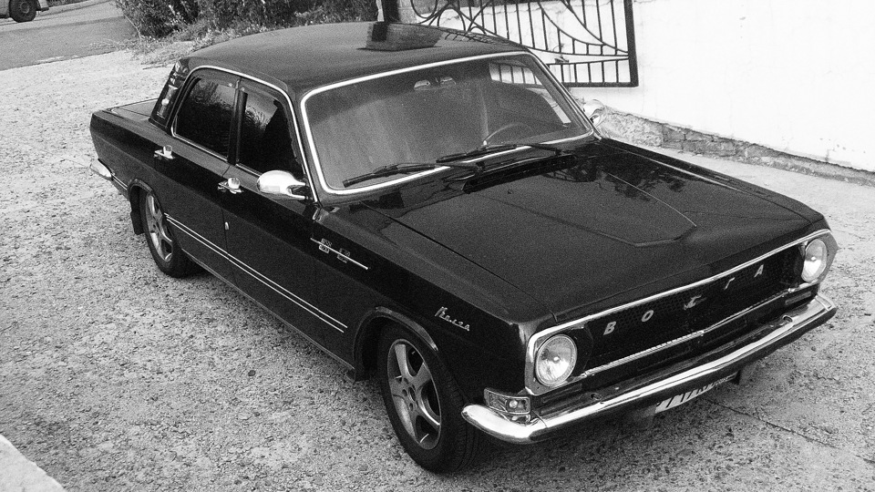 Газ 24 черная фото черное белое - ГАЗ 2401, 2,5 л, 1973 года фотография DRIVE2