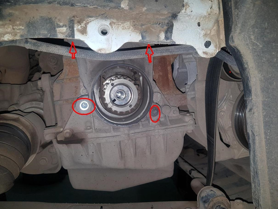 Замена ремня ГРМ, навесных механизмов на Дастере 2.0. — Renault Duster ...