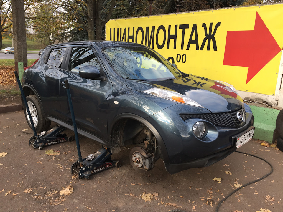 Зимние шины — Nissan Juke (1G), 1,6 л, 2011 года | шины | DRIVE2