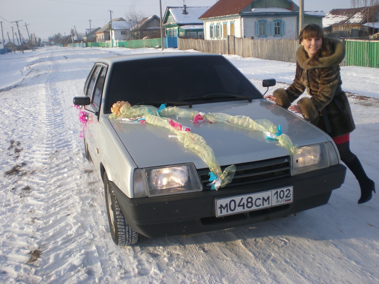 свадьба))) — Lada 2109, 1,5 л, 2005 года | просто так | DRIVE2