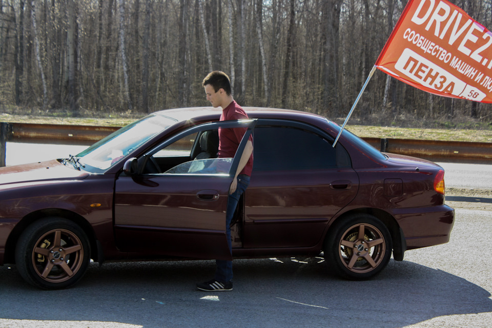 №179 Встреча "DRIVE2" Пенза 29\\04\\17 — KIA Spectra, 1,6 л, 2006 года ...