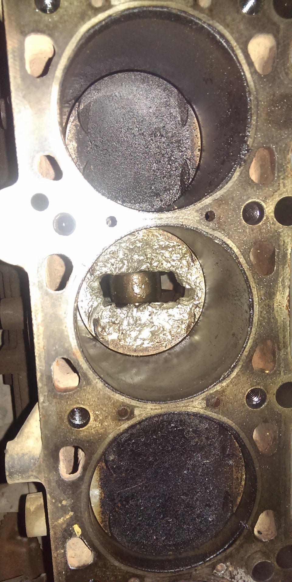 Замена мотора и последствия обрыва клапана. — BMW 5 series (E34), 2,5 л ...