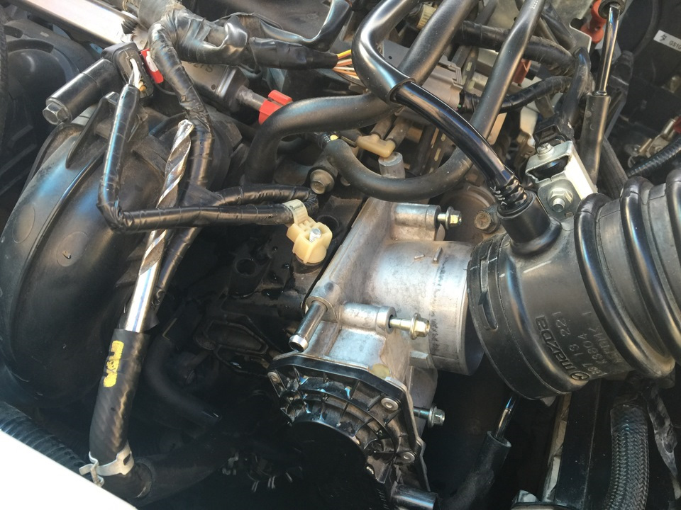 Промывка форсунок и дроссельной заслонки — Mazda 6 (2G) GH, 2 л, 2010 ...