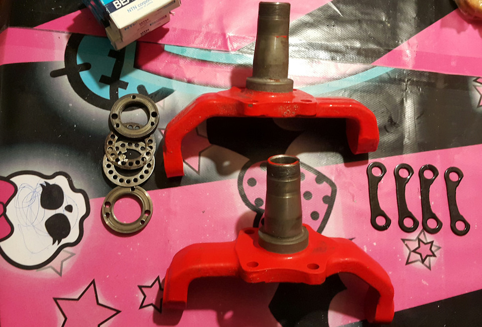 Покраска ступицы и цапф — Isuzu Trooper (2G), 2,6 л, 1991 года | своими ...