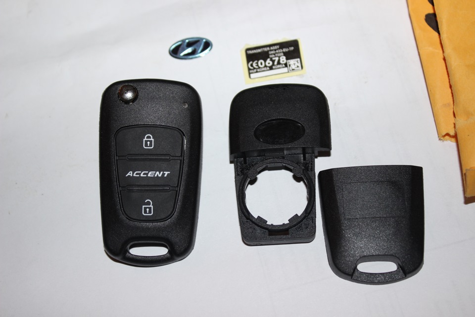 Как заменить батарейку в ключе Хендай Кона - Hyundai Kona (MK 1)