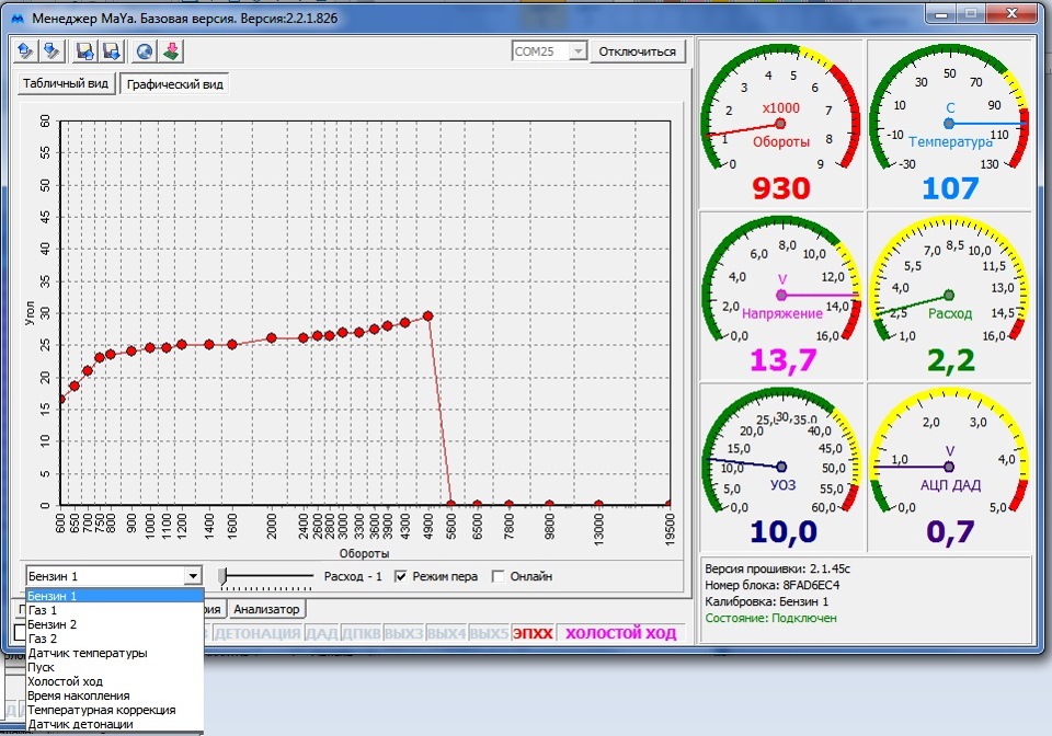 корректировка датчика. Car scanner показатели. январь 5. квантование оборотов январь 5. корректировка датчика.