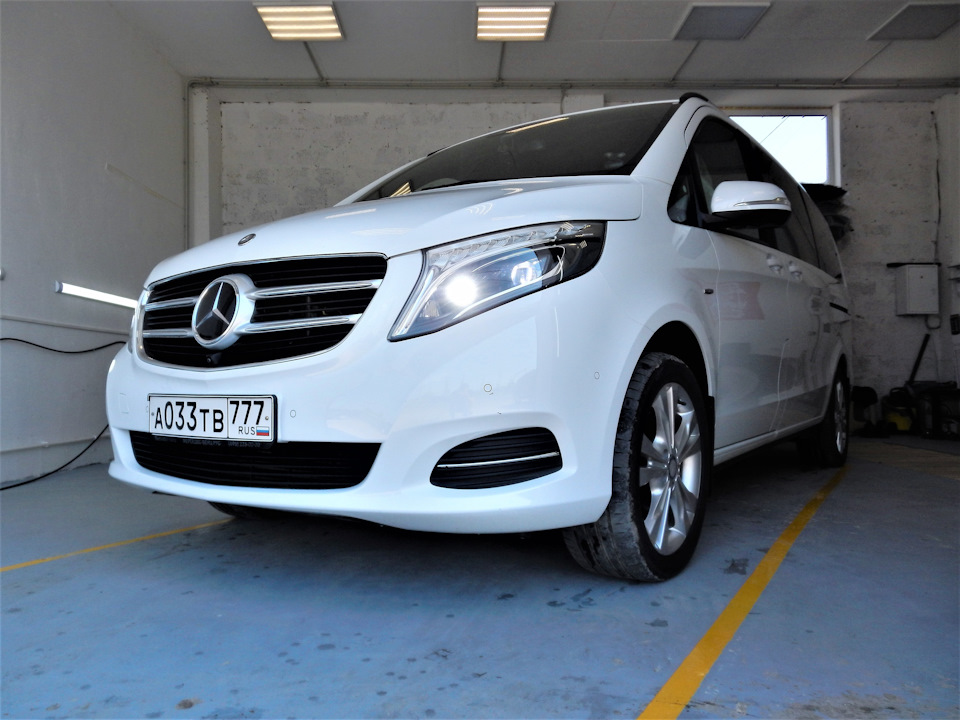 Шумоизоляция автомобиля Mercedes-Benz V-class Премиум + передние арки и ...